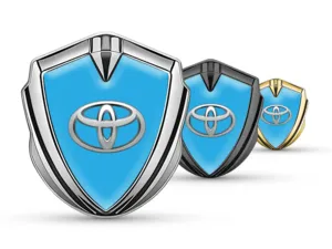 Toyota Emblème Bombé Insigne Design Sportif Haut De Gamme